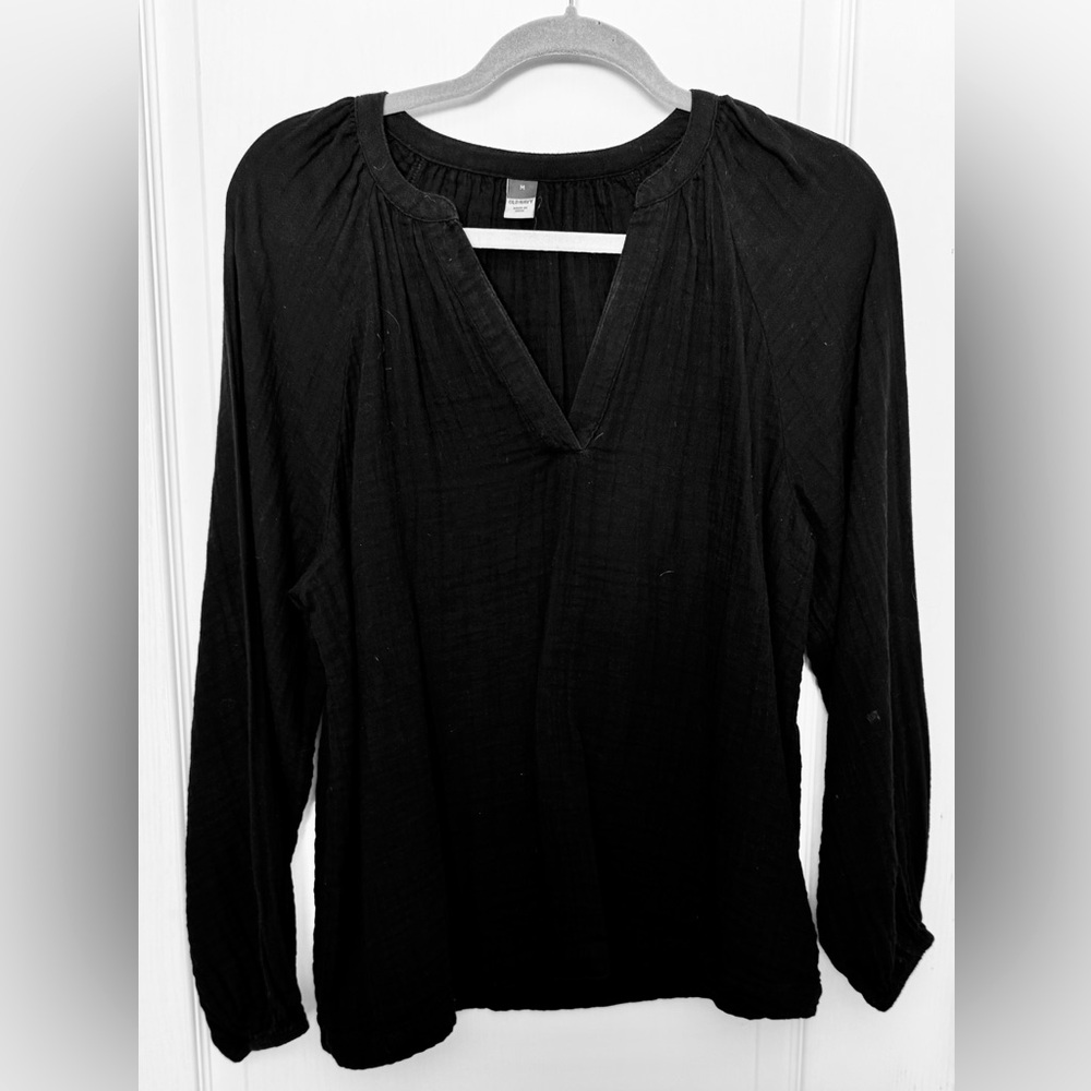 Old Navy, Gauze Pheasant Pullover Top, size M